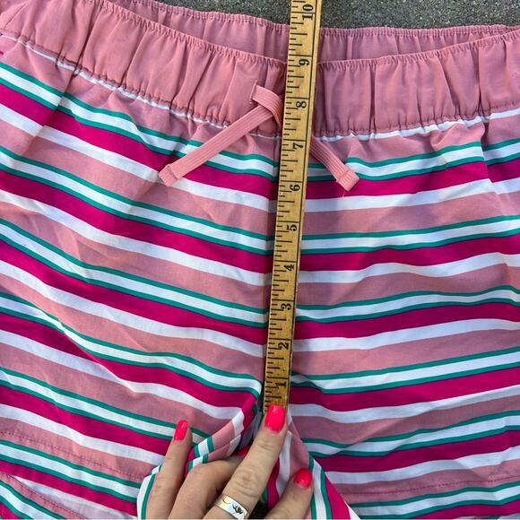The North Face Women Class V Flashdry Short UPF 50+ sun protection pink stripe M - Picture 10 of 12